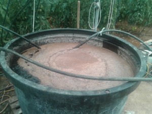 Λίπανση βιολογικών προϊόντων με απόσταγμα κομπόστ